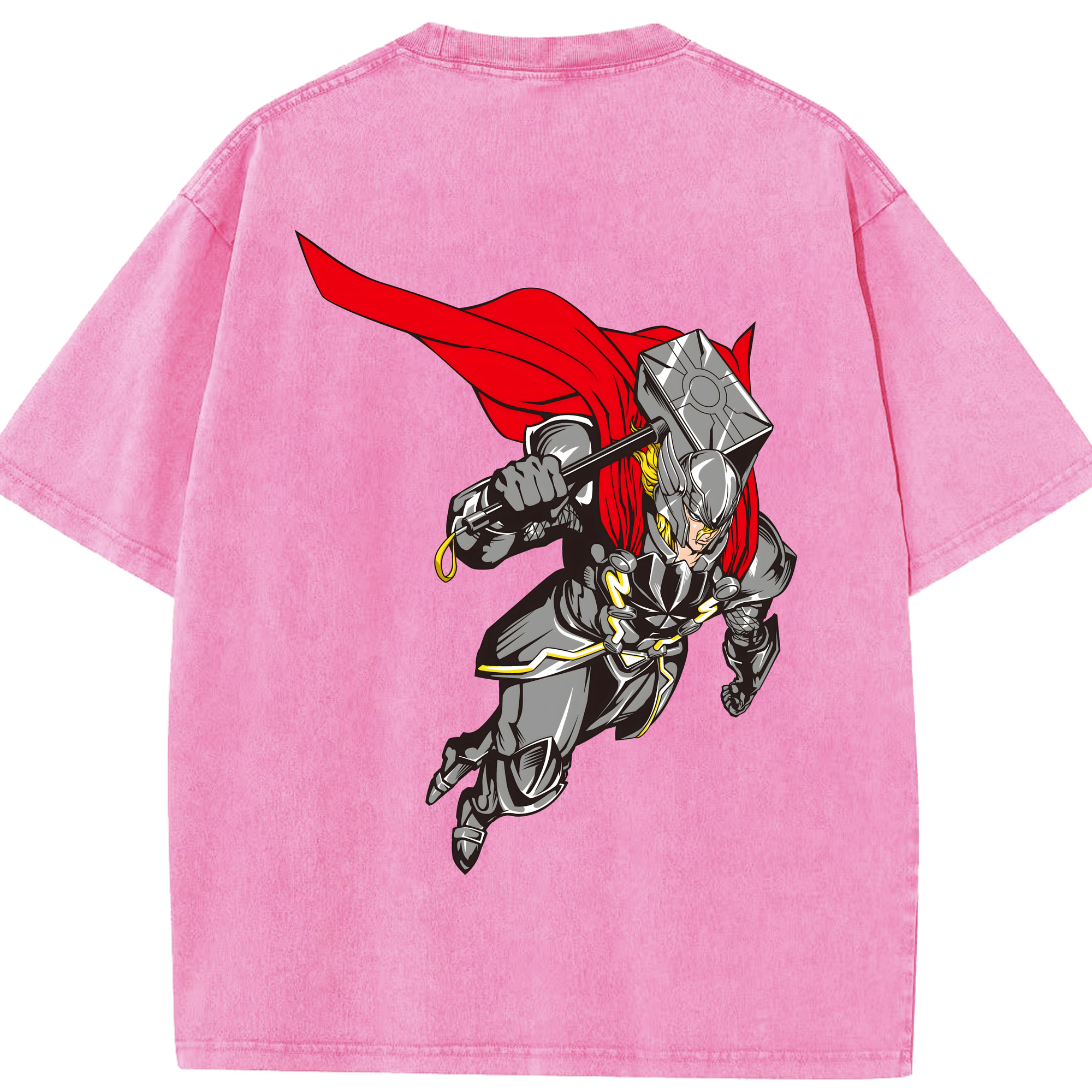 （画像用） アベンジャーズ The Avengers 綿100% ヴィンテージ風 半袖Tシャツ（背面プリント）